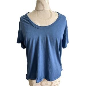 American Eagle Junior's Casual Blue Short Sleeve Top XS